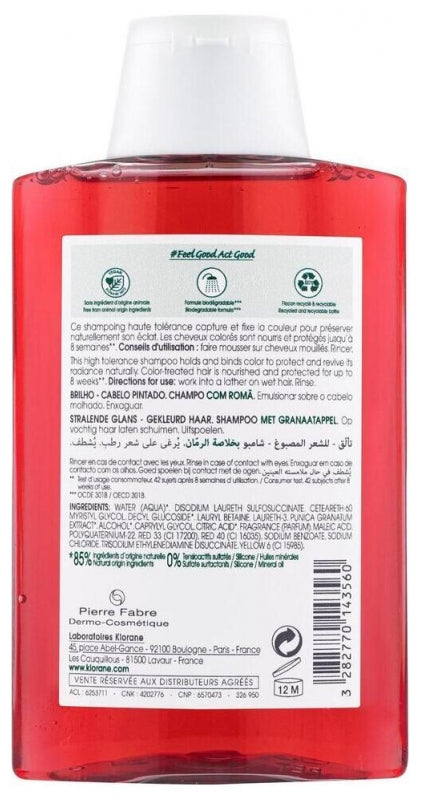 Klorane Color Radiance Shampoo with Pomegranate