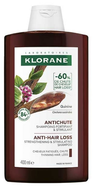 Klorane Organic Quinine and Edelweiss Strengthening Shampoo for Hair Loss & Thinning