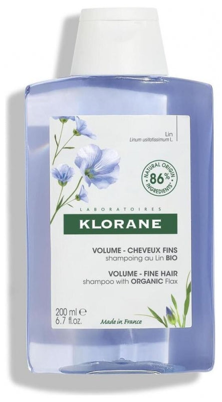Klorane Volumea Shampoo with Flax Fiber for Fine Hair