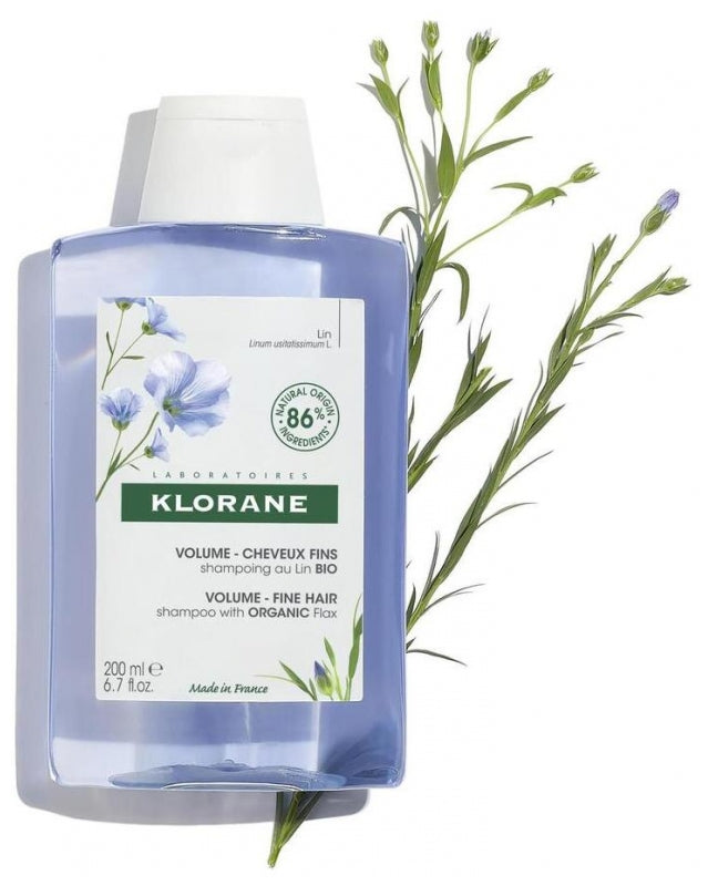 Klorane Volumea Shampoo with Flax Fiber for Fine Hair
