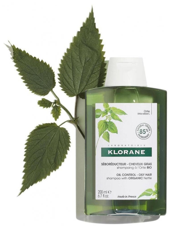 Klorane Oil Control Shampooing à l’extrait d’ortie, formule séboréductrice