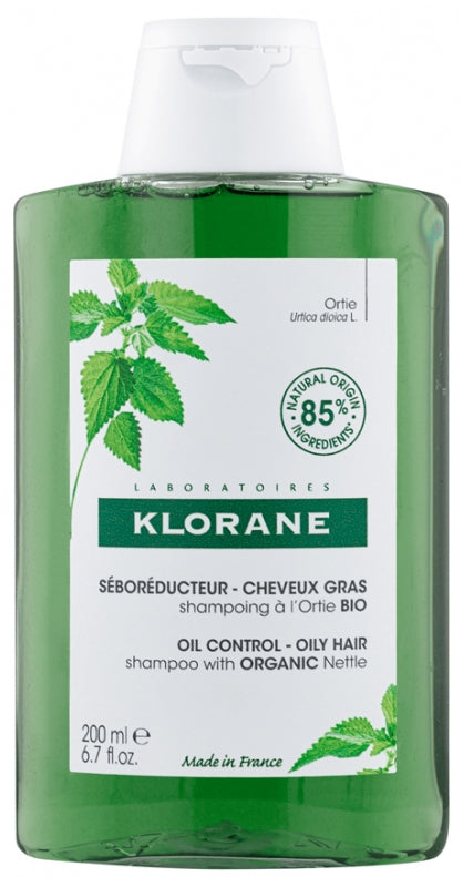 Klorane Oil Control Shampooing à l’extrait d’ortie, formule séboréductrice