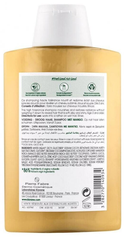 Klorane Nourishing Shampoo with Mango Butter