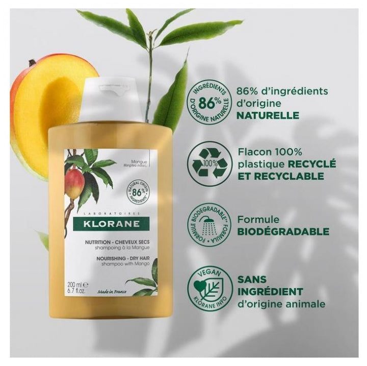 Klorane Nourishing Shampoo with Mango Butter