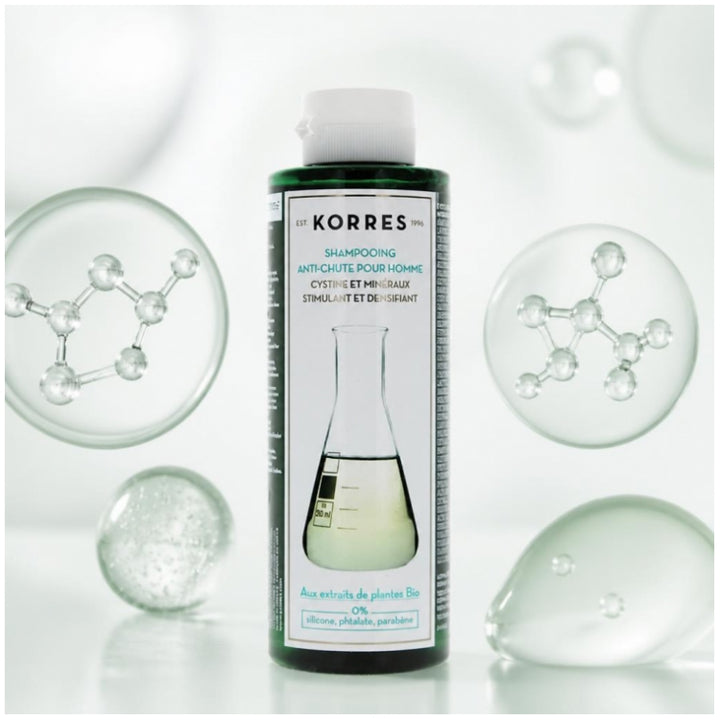 Korres Hair Loss شامبو للرجال بالسيستين والمعادن 250ml