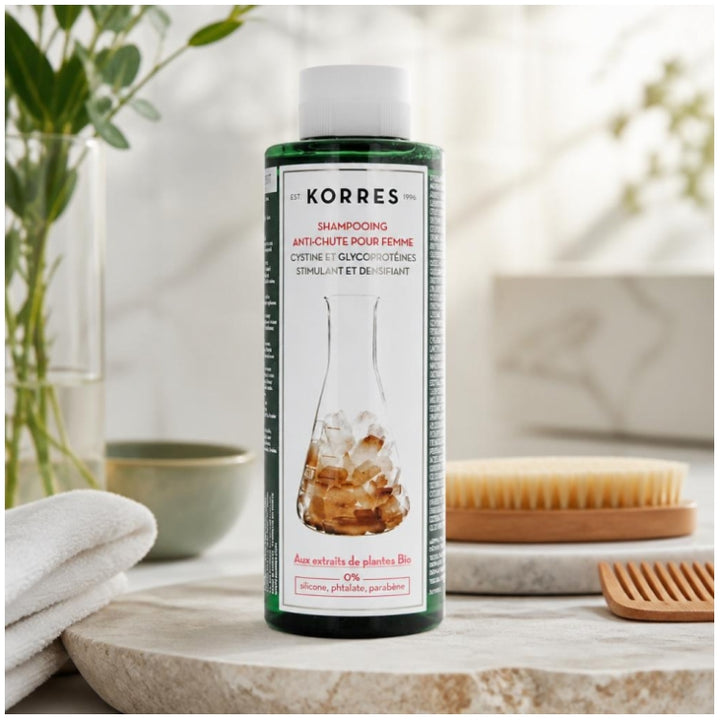 Korres Hair Loss Shampooing pour Femmes à la Cystéine et aux Glycoprotéines 250ml