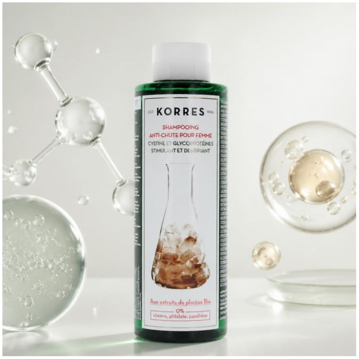 Korres Hair Loss Shampooing pour Femmes à la Cystéine et aux Glycoprotéines 250ml