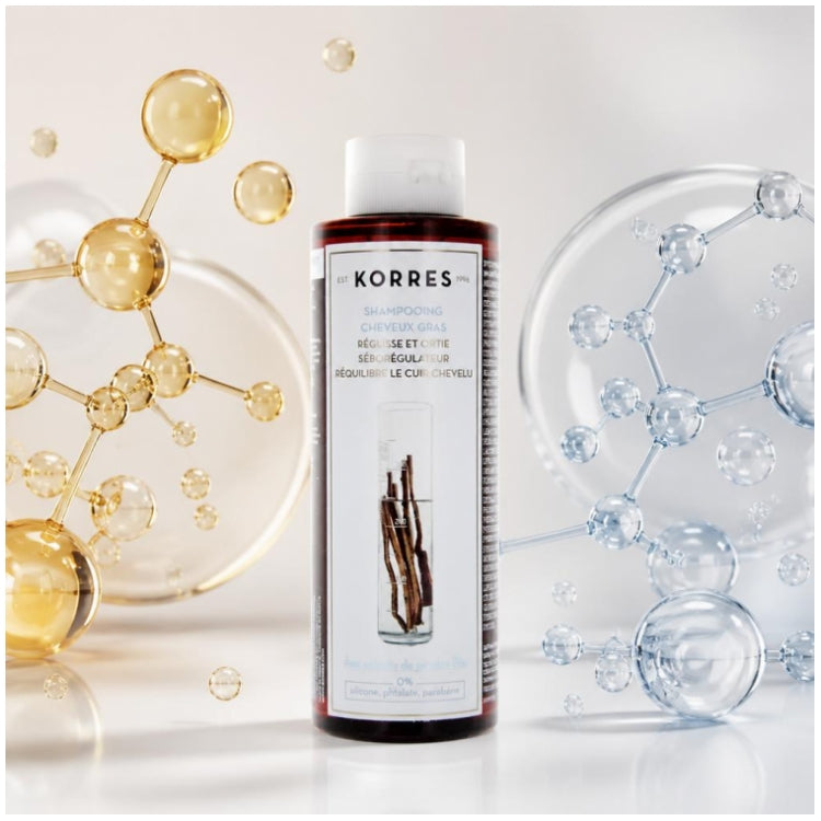 Korres Champú para cabello graso de Regaliz y Ortiga 250ml