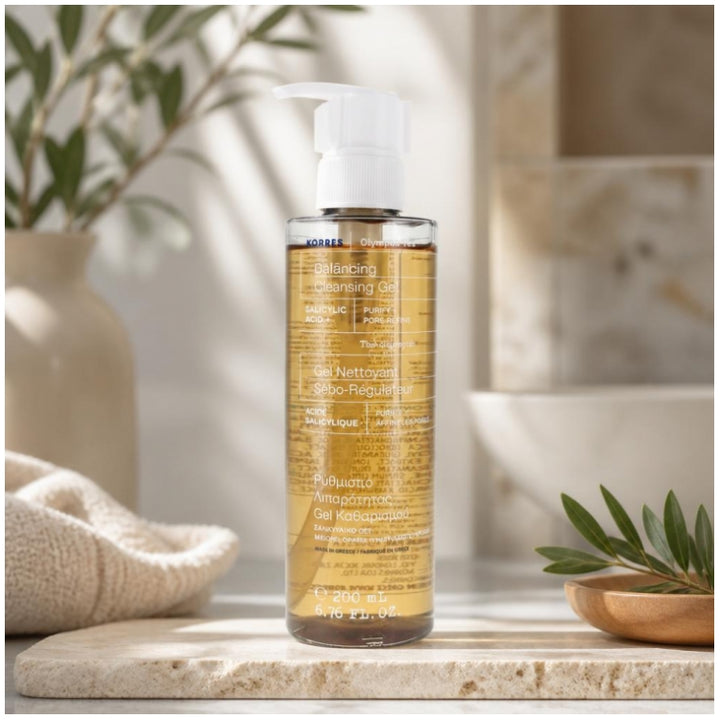 Korres Olympus Tea Sebo-Regulating Cleansing Gel Combination to oily skin 200ml (6.76fl oz)