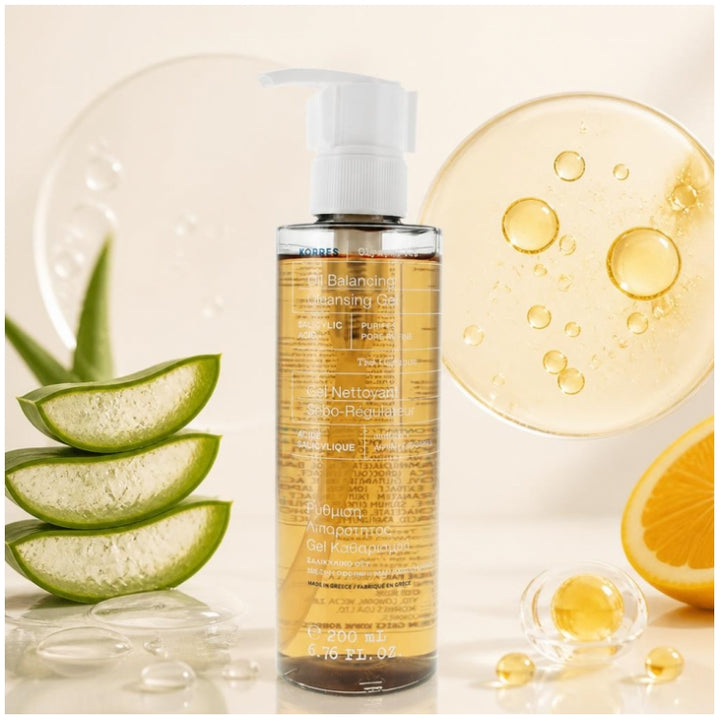 Korres Olympus Tea Sebo-Regulating Cleansing Gel Combination to oily skin 200ml (6.76fl oz)