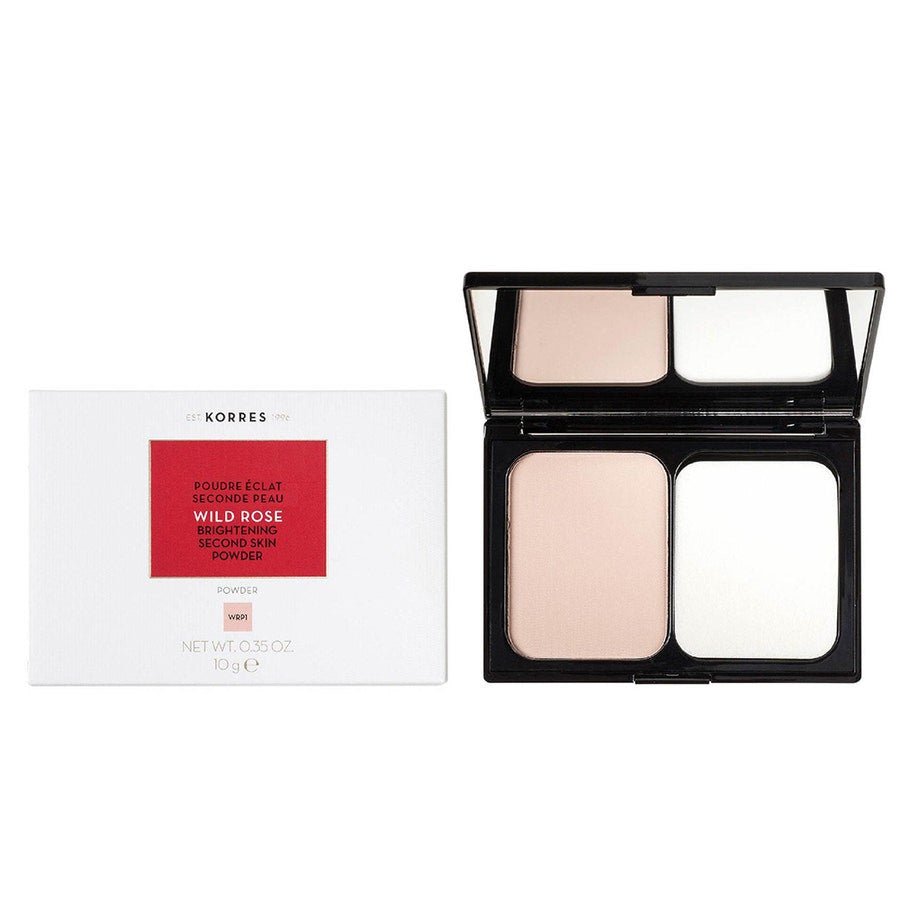 Korres Wild Rose Poudre eclat seconde peau 12g (0.42 oz) - FrenchBeautyHub