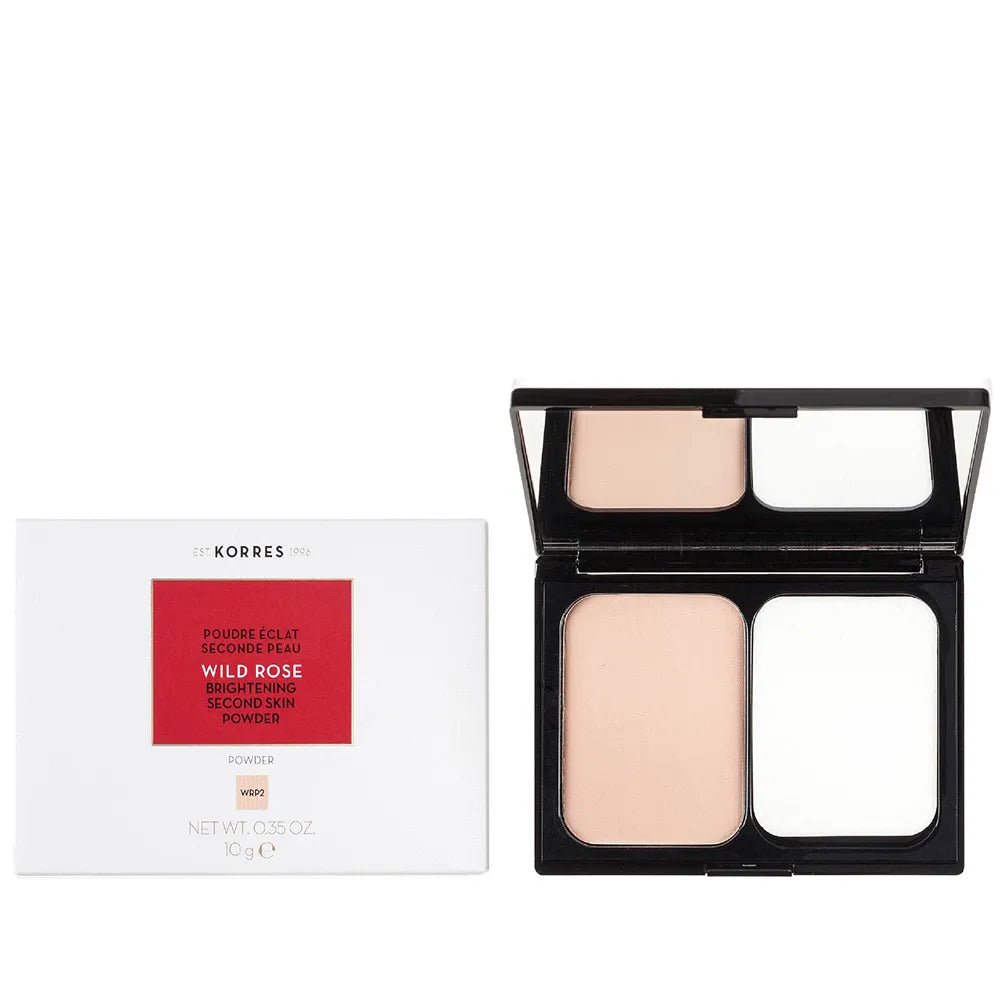 Korres Wild Rose Poudre eclat seconde peau 12g (0.42 oz) - FrenchBeautyHub