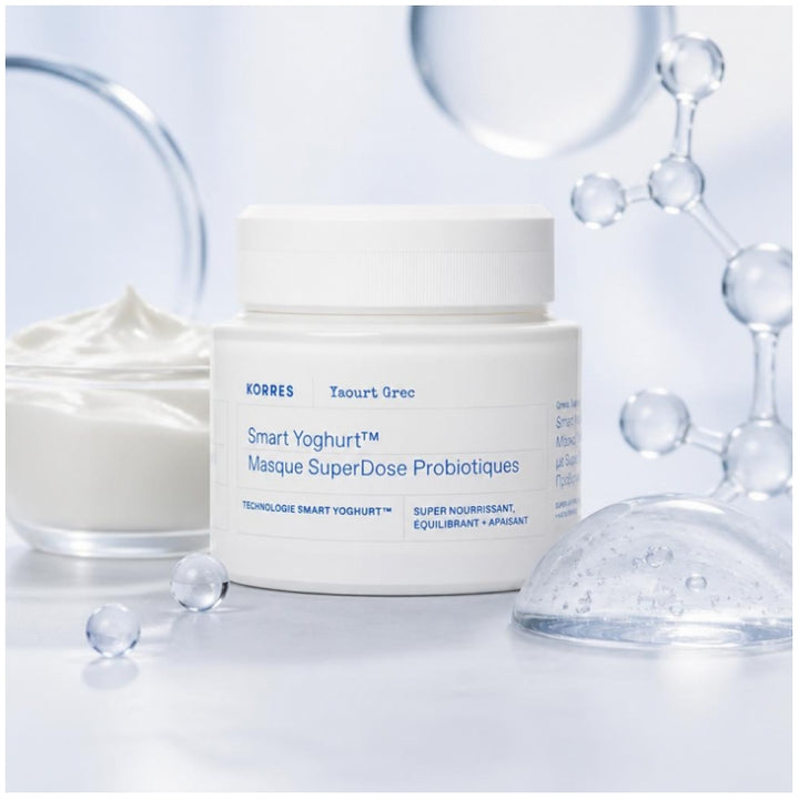 Korres Greek yohurt Smart yogurt قناع وجه فائق البروبيوتيك 100 ml
