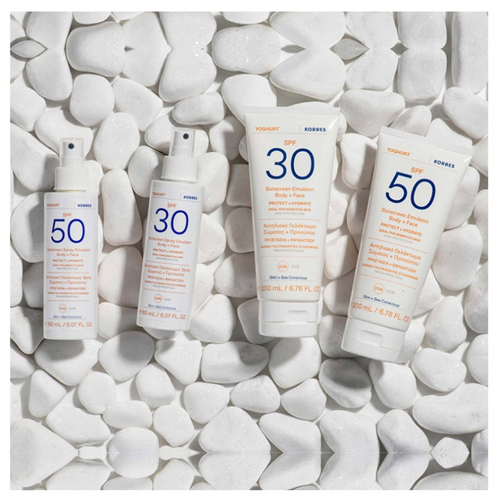 Korres Yoghurt Sunscreens Face & Body Cream SPF50 200ml (6.76fl oz)