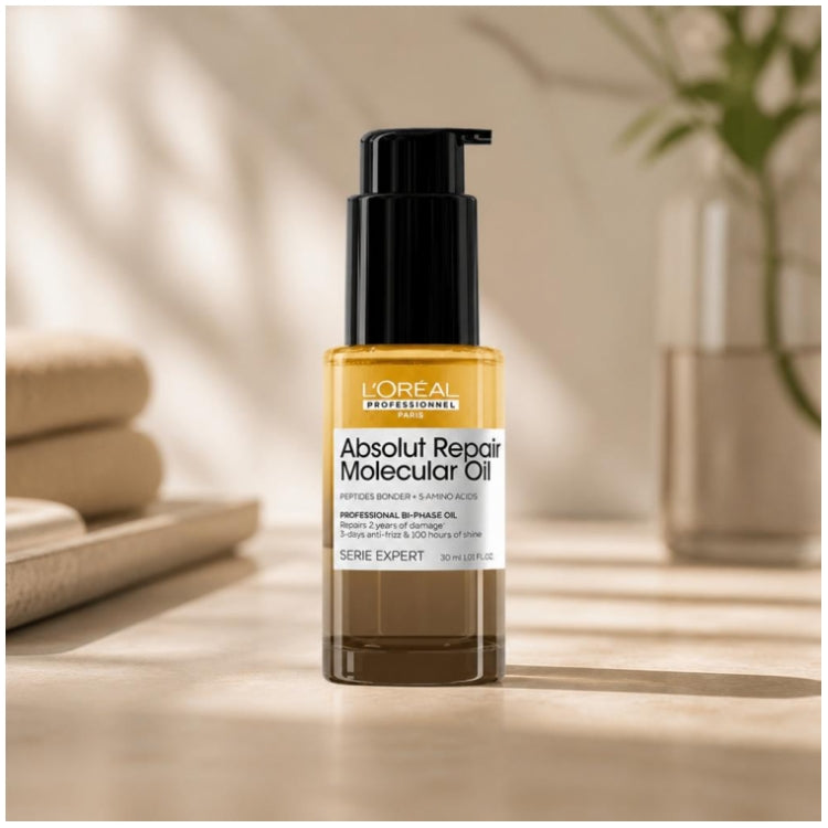 L'Oréal Professionnel Absolut Repair Molecular Huile Bi-Phase 30ml (1.01 fl oz)