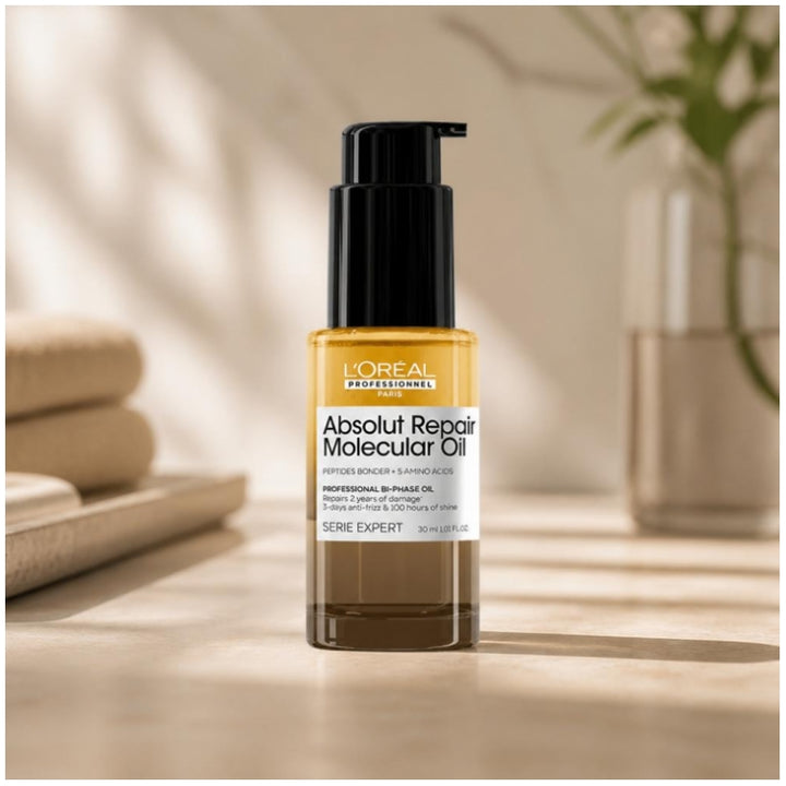 L'Oréal Professionnel Absolut Repair Molecular Huile Bi-Phase 30ml (1.01 fl oz)