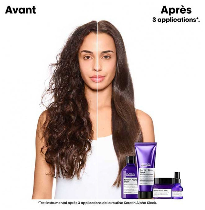 L'Oréal Professionnel Serie Expert Keratin Alpha Sleek Shampooing cheveux frisottants et indisciplinés 300ml