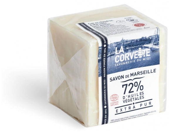La Corvette 200g (7.05 oz) Cube of EXTRA PUR Marseille Soap