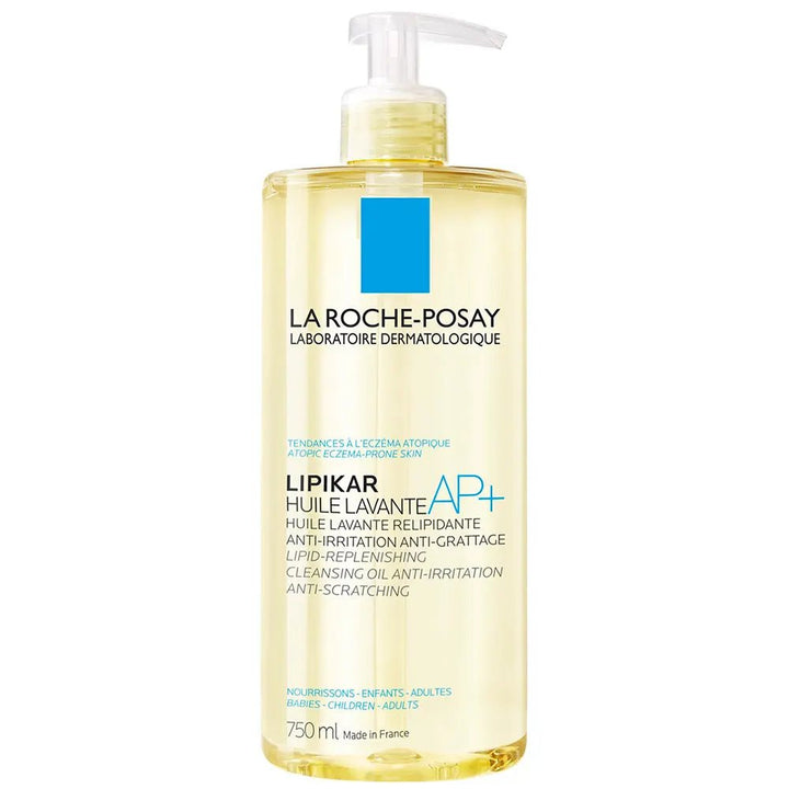 La Roche - Posay Lipikar AP+ Cleansing Shower Oil - FrenchBeautyHub
