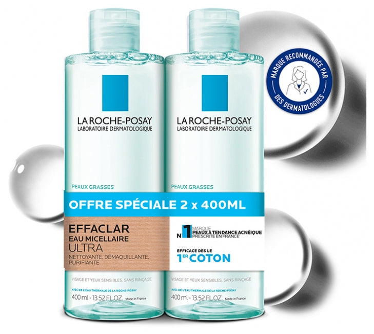 La Roche-Posay Effaclar Effaclar Purifying Micellar Water Oily Skin 400ml (13.53 fl oz)