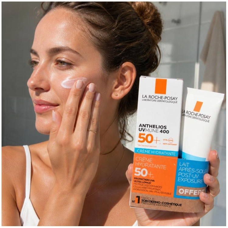 La Roche-Posay Anthelios UVmune 400 كريم مرطب SPF50 50ml +& حليب ما بعد الشمس