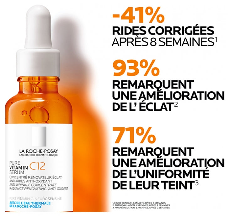 La Roche-Posay Toleriane Giftboxes Anti-Wrinkle Face Serum C12 + Free Anthelios Suncare SPF50+ Protection 45ml (1.52fl oz)