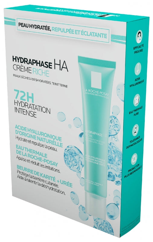 La Roche-Posay Hydraphase Giftboxes Hydraphase HA Riche + Micellar Water for Sensitive Skin 300g (10.58 oz)