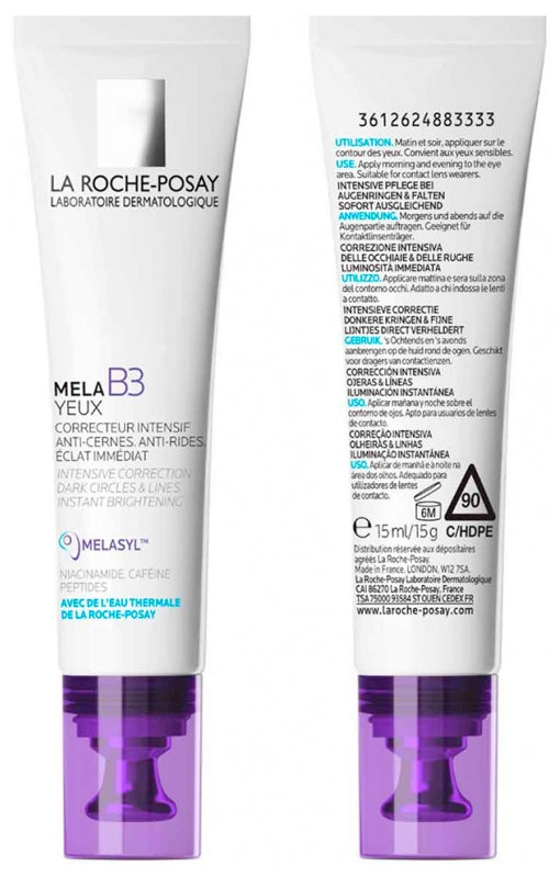 La Roche-Posay Mela B3 Korrektor gegen Augenringe und aufhellender Concealer für die Augenpartie 15 ml