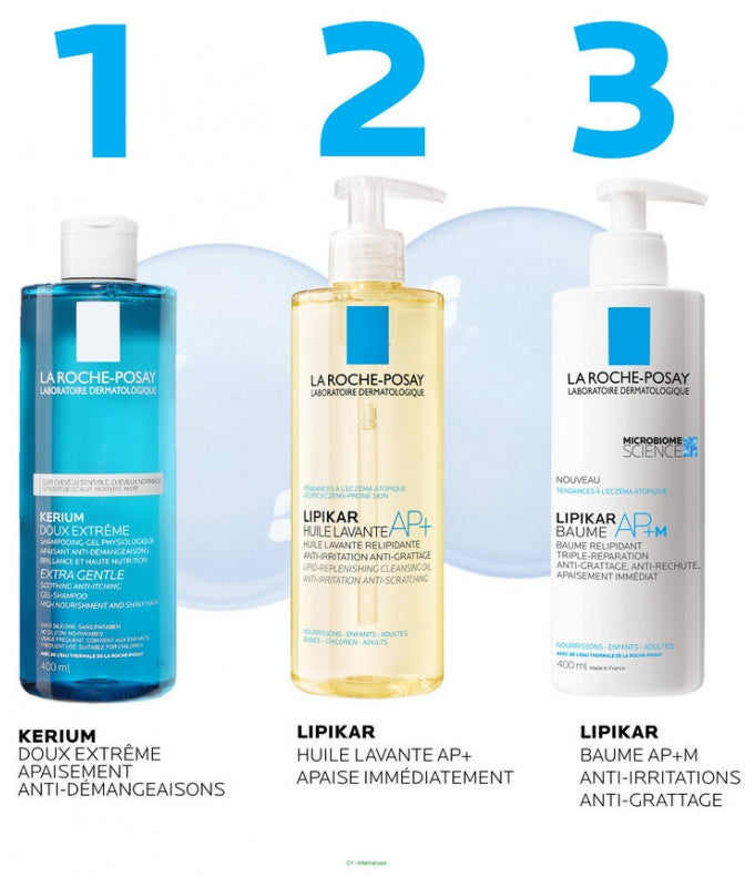 La Roche-Posay Kerium Shampoo em Gel Extra Suave Anticoceira 400ml