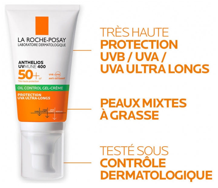 La Roche-Posay Anthelios UV Melt-In Sunscreen SPF50+ Gel Cream 50ml (1.7 fl oz)