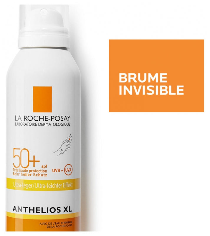La Roche-Posay Anthelios بخاخ جسم معطر غير مرئي SPF50+ 200ml + Lipikar زيت تنظيف 100ml مجاني