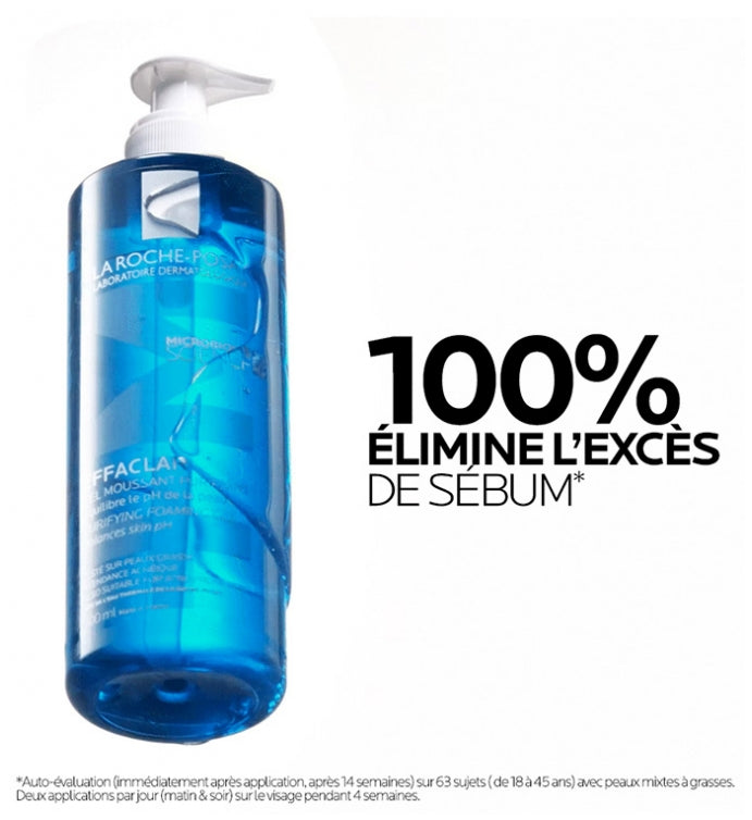 La Roche-Posay Effaclar Effaclar Purifying Foaming Gel Oily Skin with Acne Tendency 400ml (13.52fl oz)