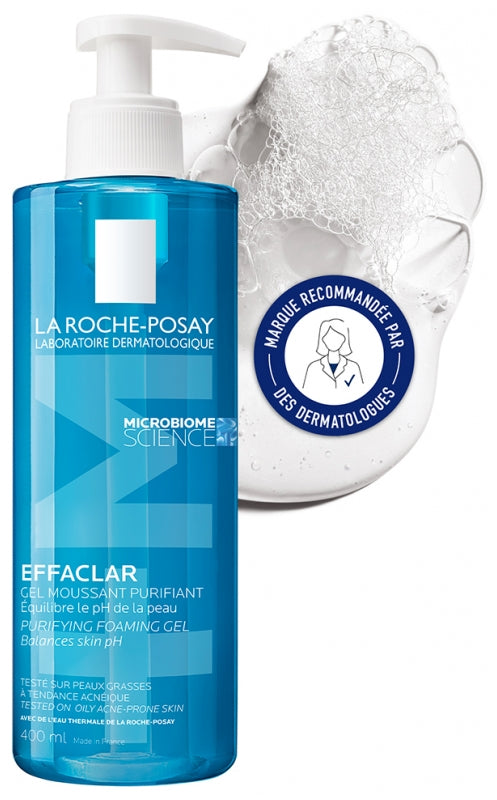 La Roche-Posay Effaclar Effaclar Purifying Foaming Gel Oily Skin with Acne Tendency 400ml (13.52fl oz)