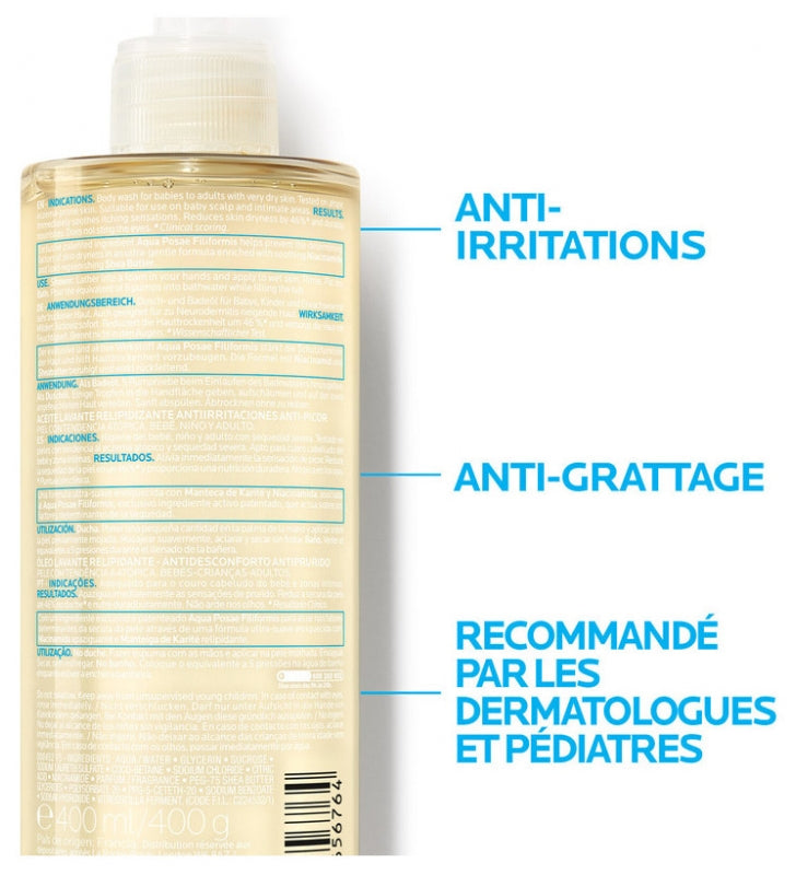 La Roche-Posay Lipikar AP+ Cleansing Shower Oil