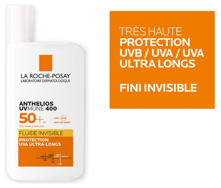 La Roche-Posay Anthelios UVMune 400 Onzichtbare Fluid SPF50+ 50ml