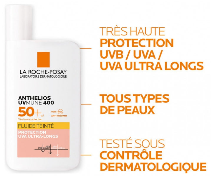 La Roche-Posay Anthelios UVMune 400 SPF50+ Tinted Fluid 50ml (1.69fl oz)