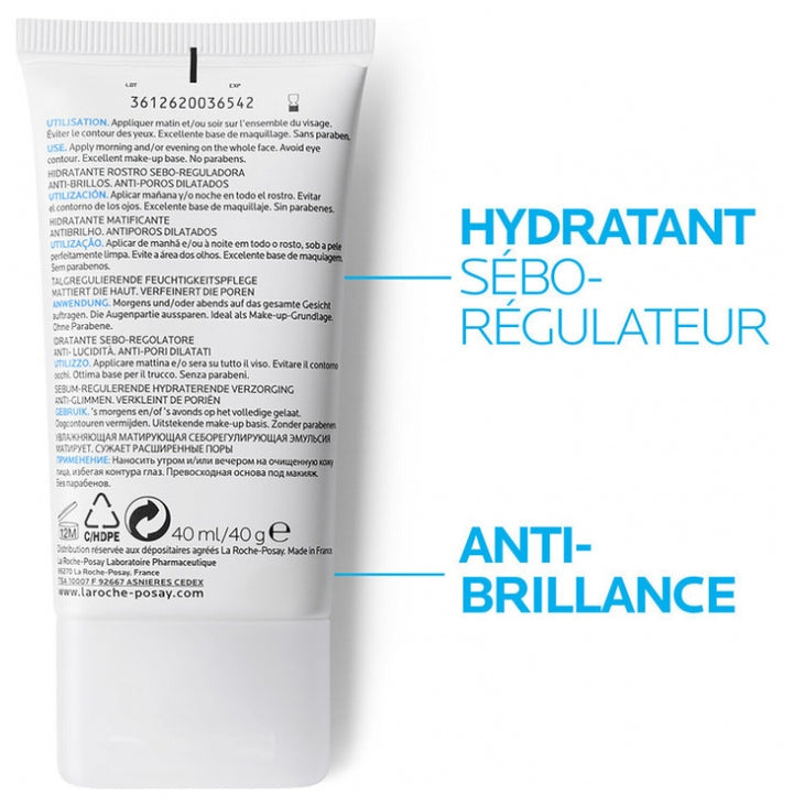 La Roche-Posay Effaclar MAT مرطب للبشرة الدهنية 40ml