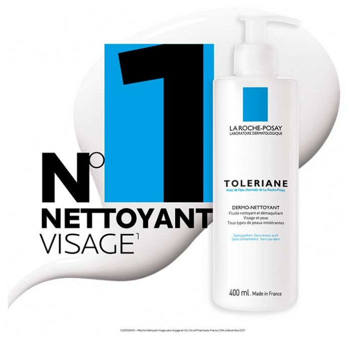 La Roche-Posay Toleriane Dermo-Cleanser for Face and Eyes Sensitive Skin 400ml (13.52 fl oz)
