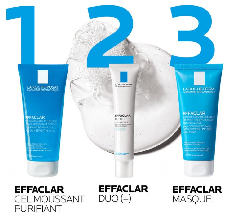 La Roche-Posay Effaclar +M Purifying Foaming Gel 200ml (6.76floz)