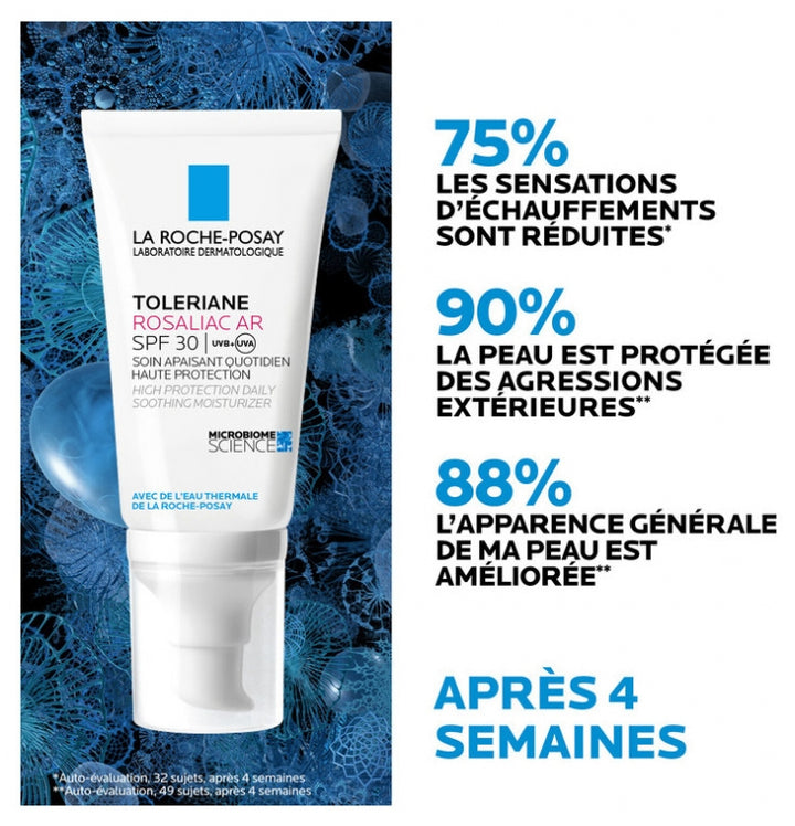 La Roche-Posay Toleriane Rosaliac AR Intense كريم مرطب ومهدئ مع SPF30 50ml