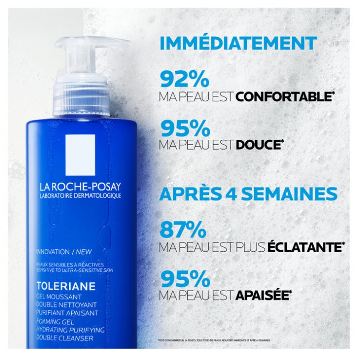 La Roche-Posay Toleriane Double Cleansing Foaming Gel Soothing Purifier 400ml (13.52fl oz)