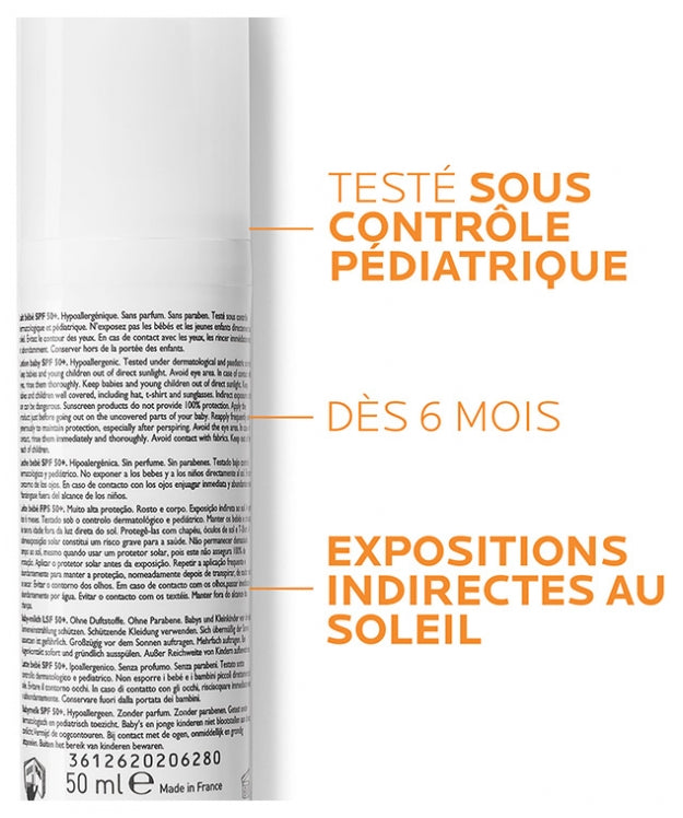 La Roche-Posay Anthelios Dermo-Pediatrics Baby Lotion SPF50+ 50ml (1.69fl oz)