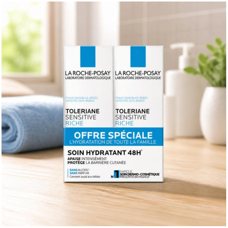 La Roche-Posay Toleriane Sensitive Riche 40ml x2