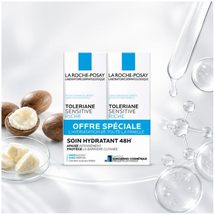La Roche-Posay Toleriane Sensitive Riche 40ml x2