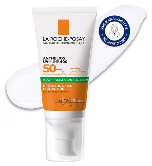 La Roche-Posay Anthelios UVMune 400 Oil Control Gel Cream Fragance Free SPF50+ 50ml (1.7 fl oz)