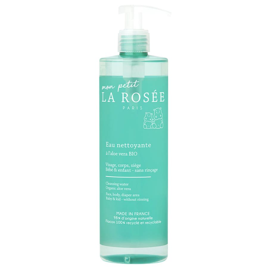 LA ROSÉE Baby Cleansing Water With Organic Aloe Vera 400ml (13.53fl oz) - FrenchBeautyHub