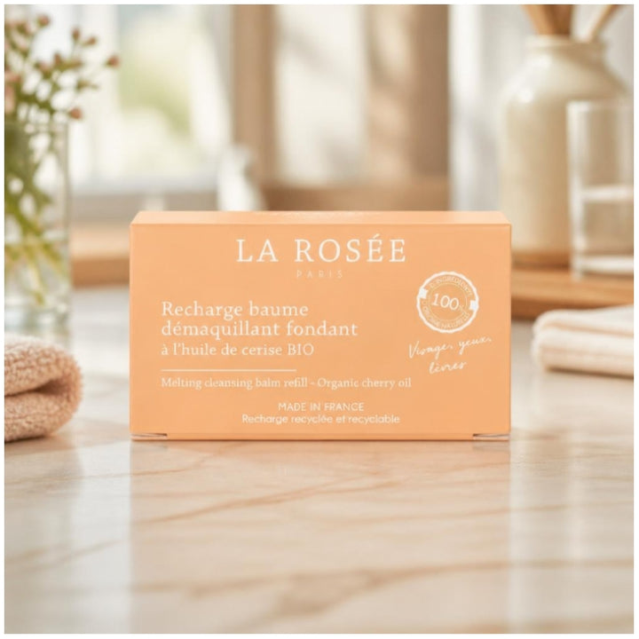 LA ROSÉE Nachfüllpackung schmelzender Reinigungsbalsam mit Bio-Kirschöl 90ml (3.04fl oz)