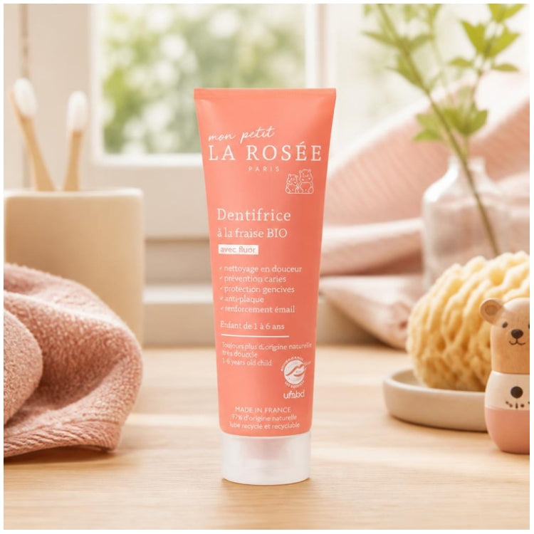LA ROSÉE Baby Bio-Erdbeer-Zahnpasta 50ml