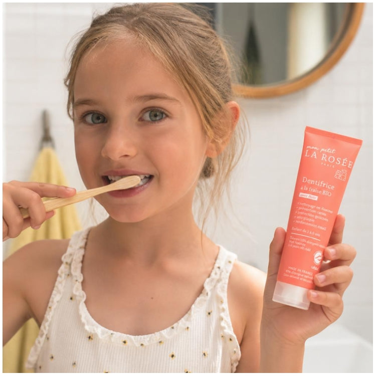 LA ROSÉE Baby Bio-Erdbeer-Zahnpasta 50ml