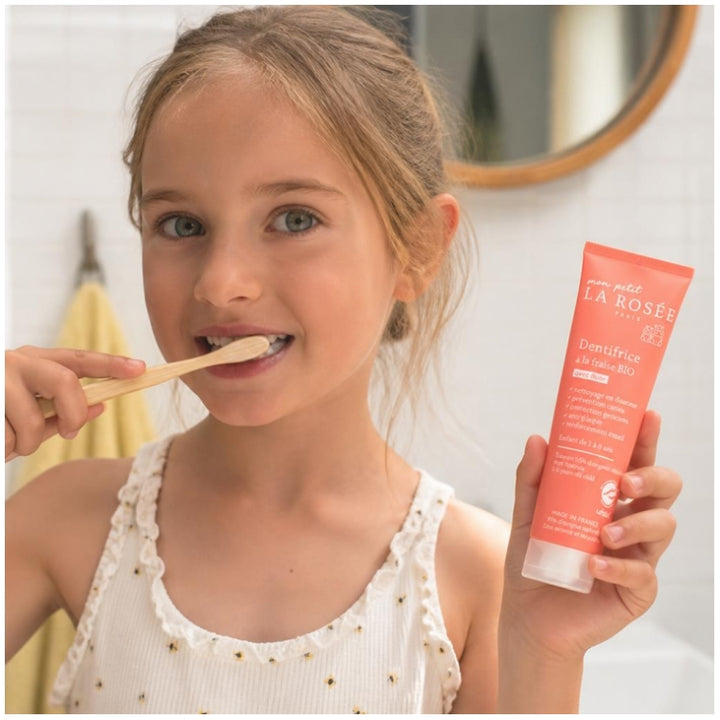 LA ROSÉE Baby Bio-Erdbeer-Zahnpasta 50ml
